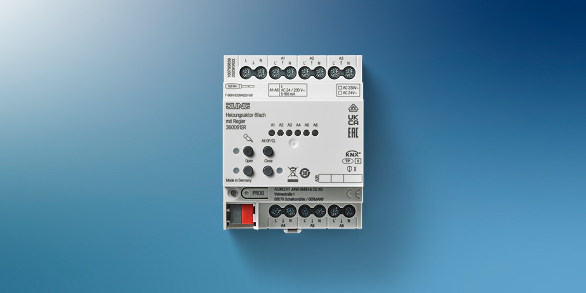 KNX Heizungsaktor 6-fach bei ELKOM Elektro- und Kommunikationsanlagen GmbH in Heidersdorf